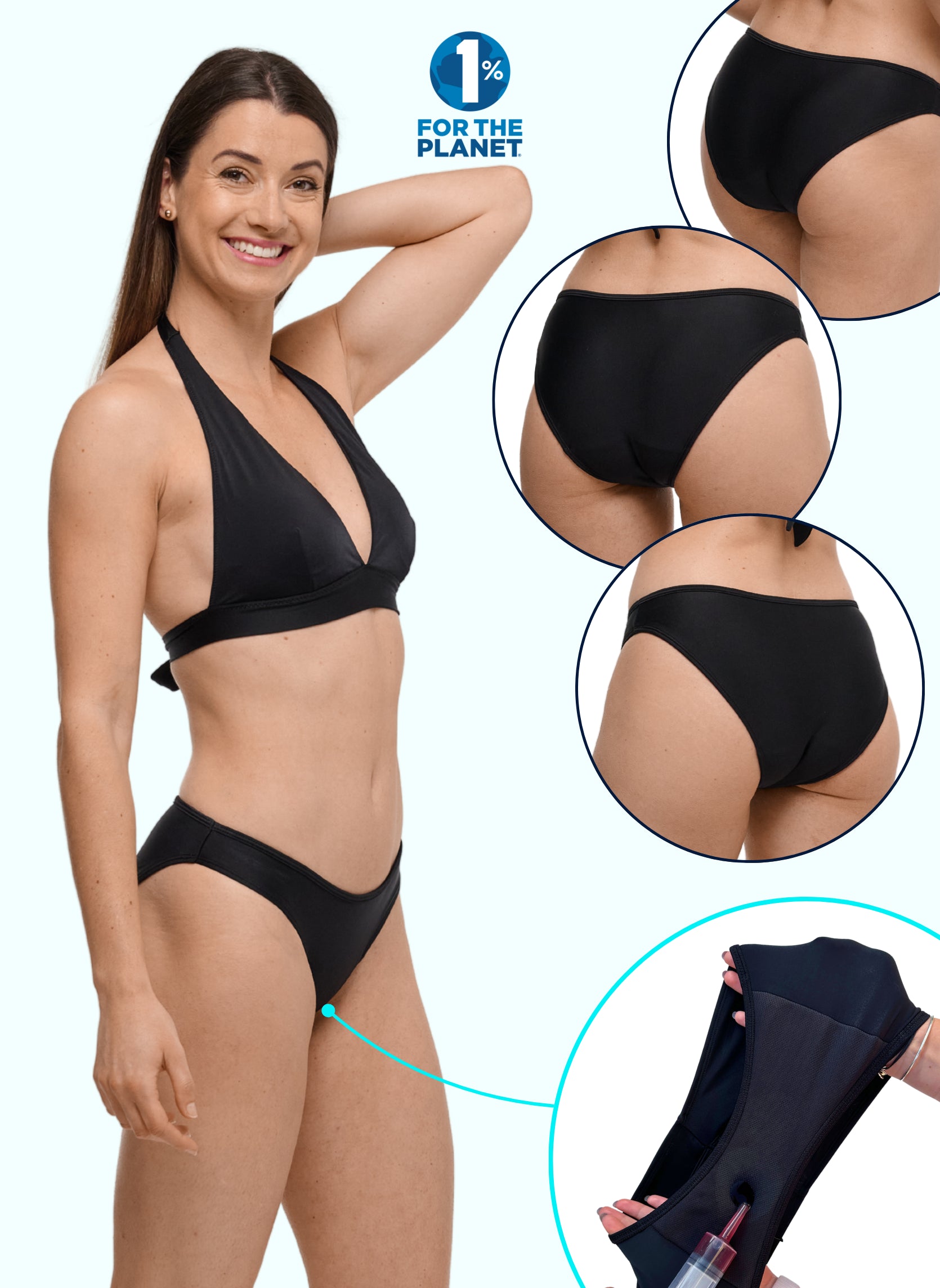 bas de maillot menstruel absorbant