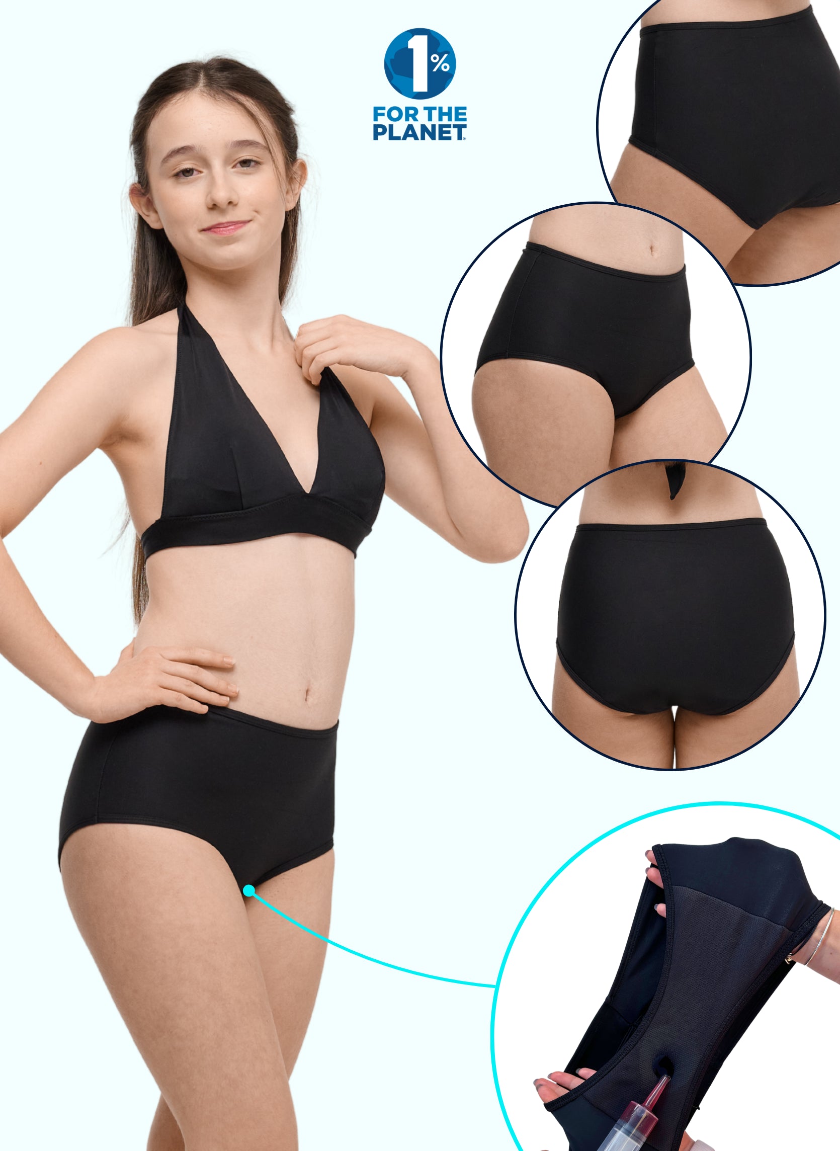 bas de maillot de bain regles adolescente antifuite