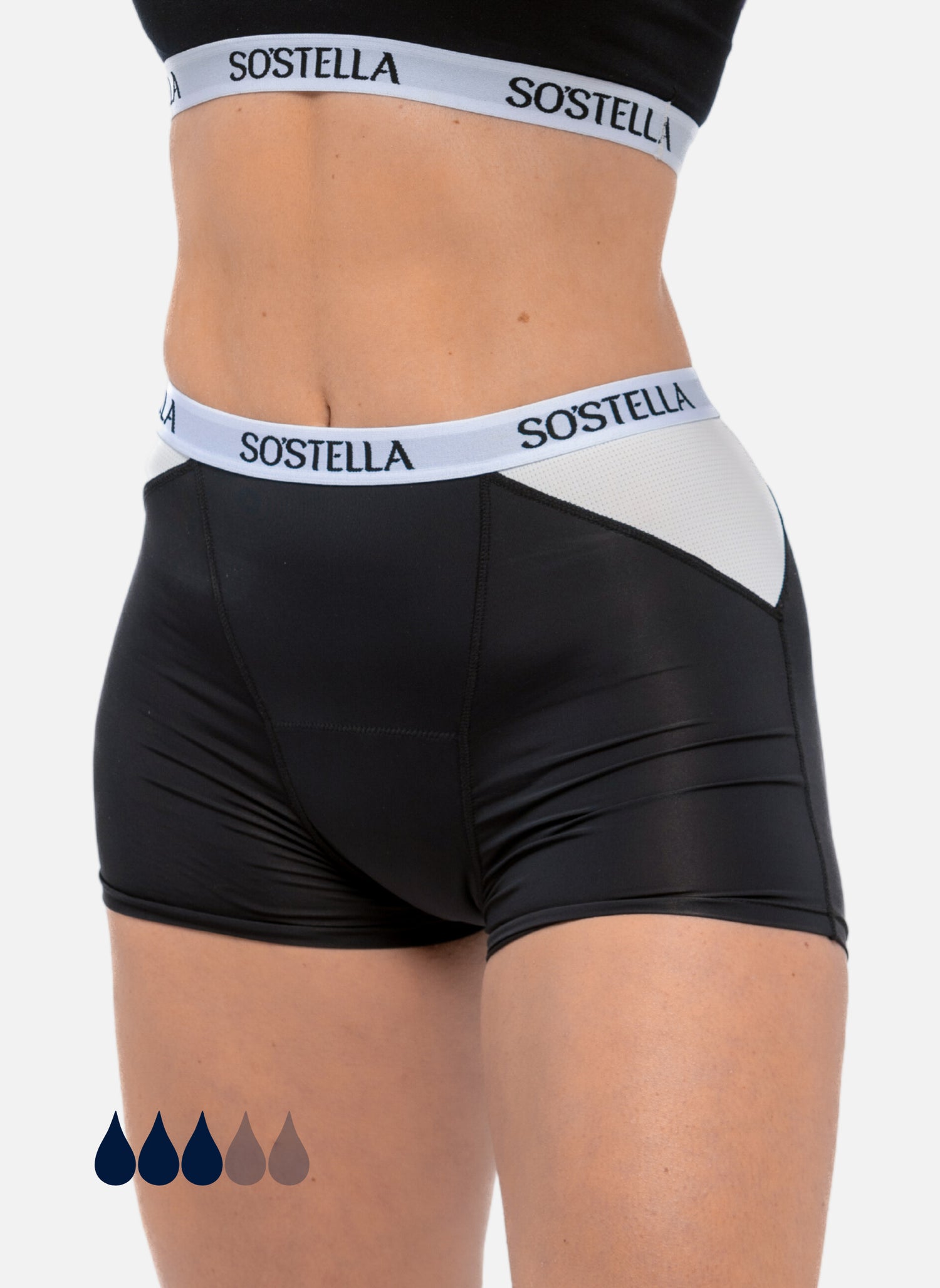 boxer menstruel de sport femme zoom