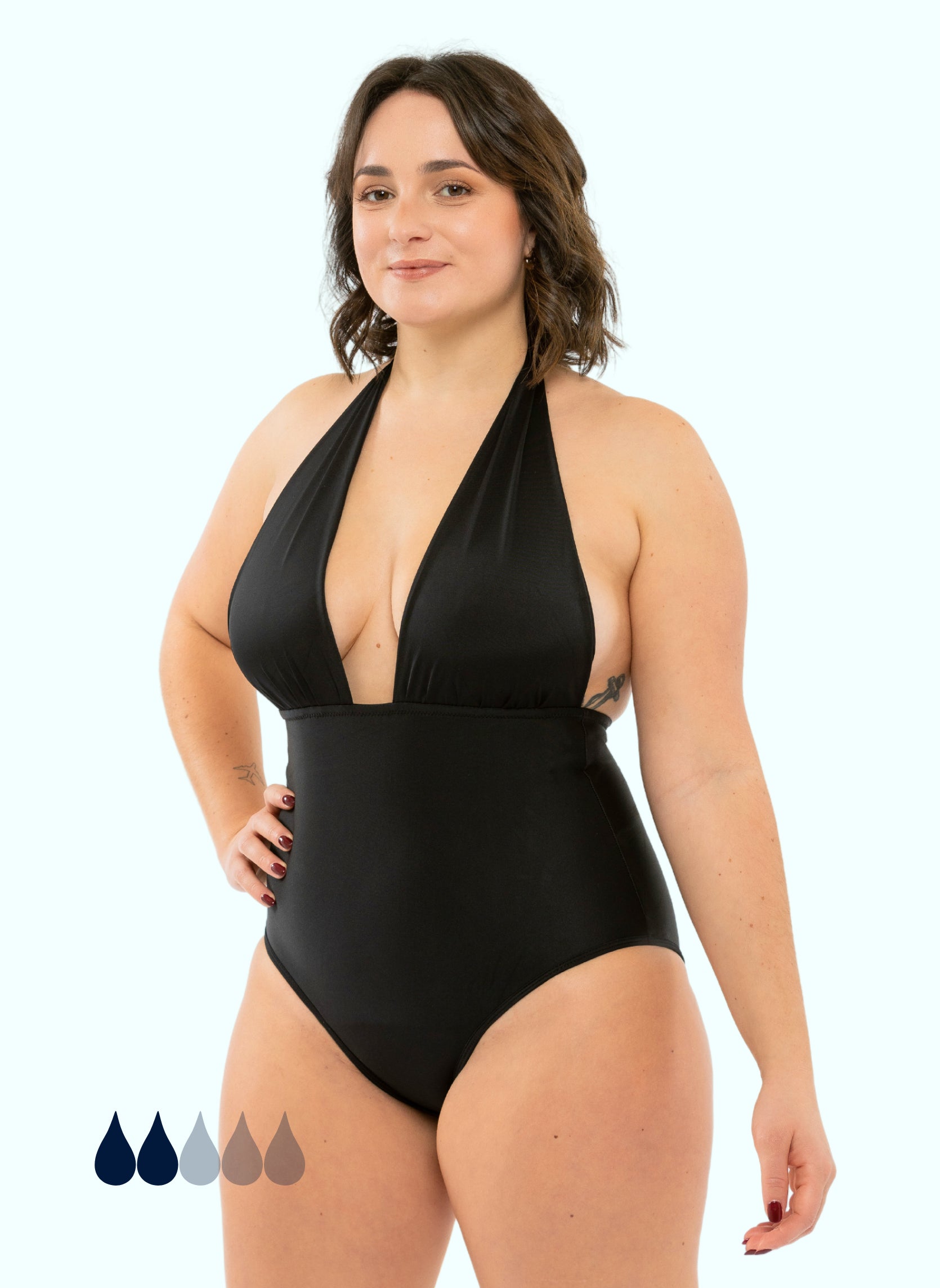 maillot menstruel 1 pièce forte poitrine