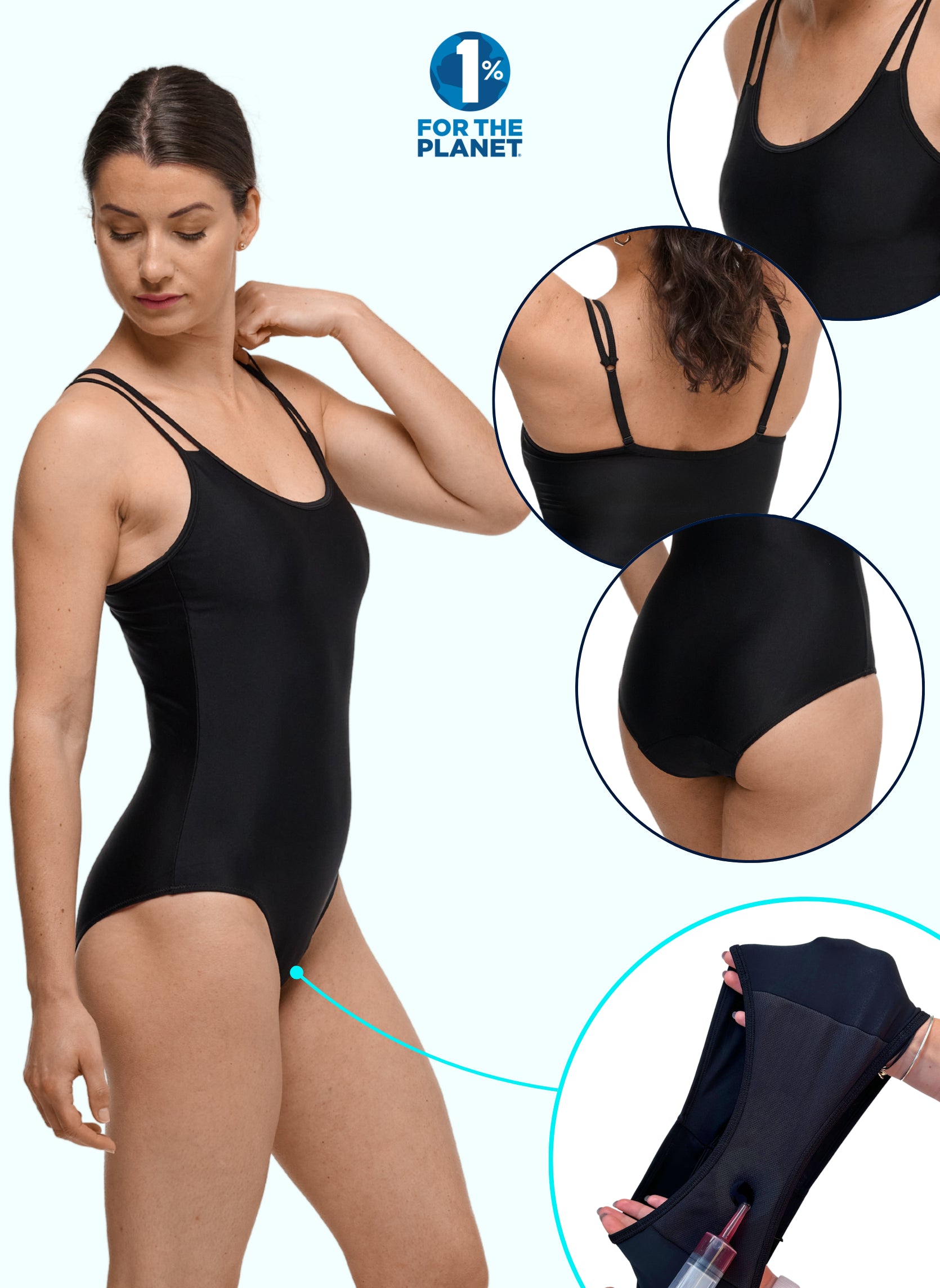 maillot menstruel 1 pièce stella absorbant