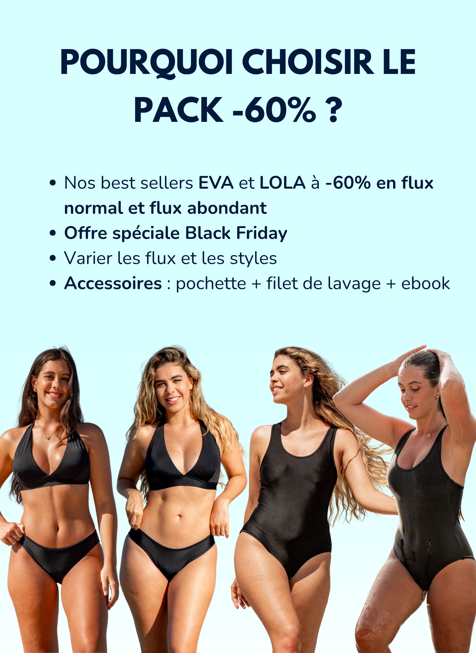 pack black friday -60% eva lola abondants