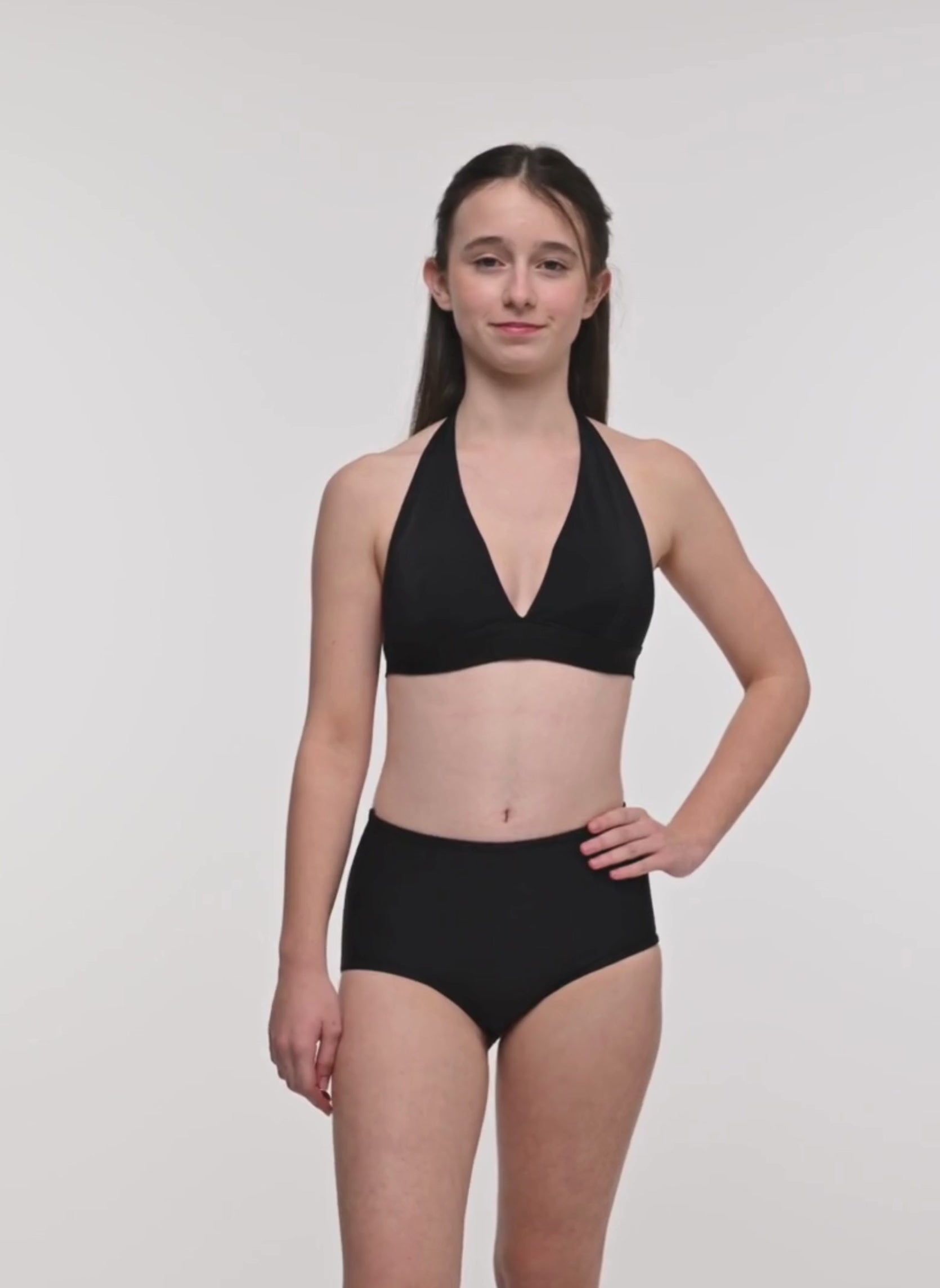 bas de maillot de bain menstruel adolescente taille haute