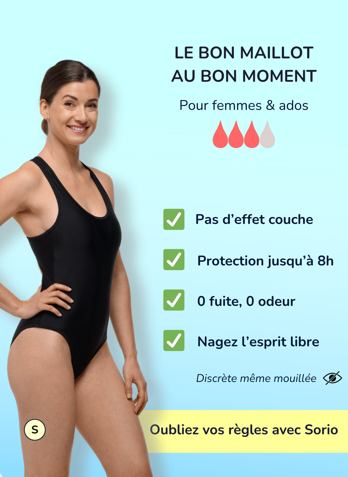 Lola - Period Swimwear for Swimming | Sorio®