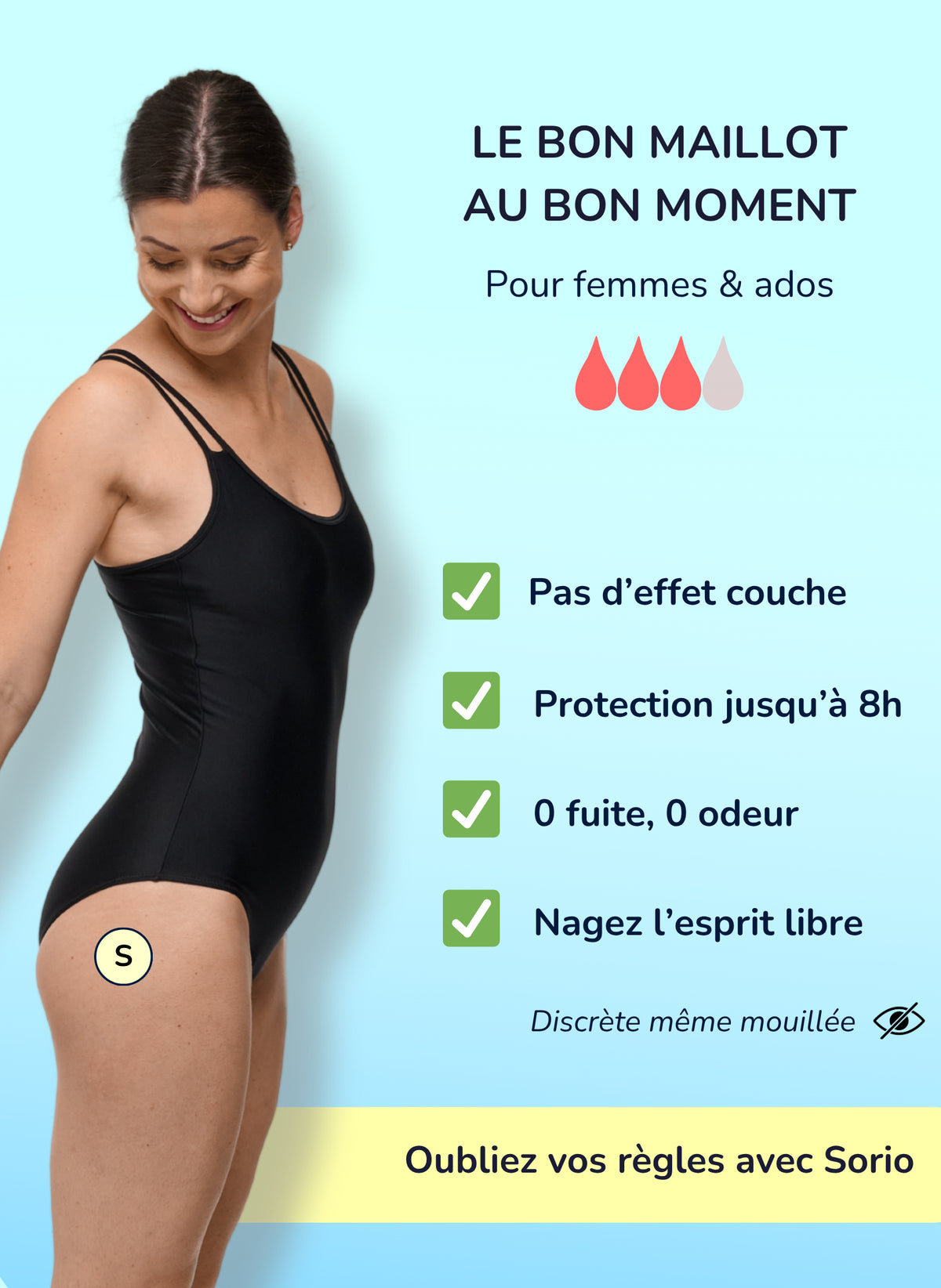 Stella - One-Piece Period Swimwear | Sorio®