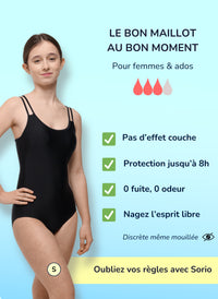 Stella - One-Piece Period Swimwear for Teens | Sorio®