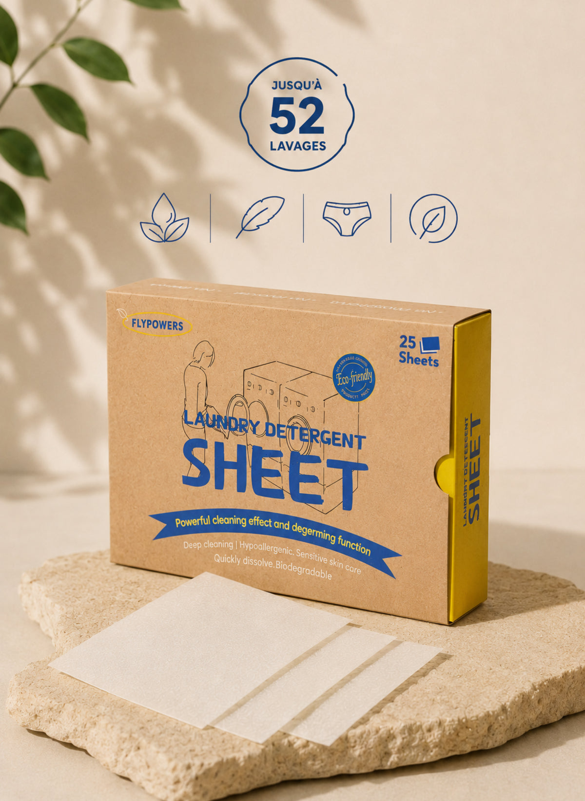 Detergente para bañadores menstruales - Pack de 26 toallitas | Sorio®