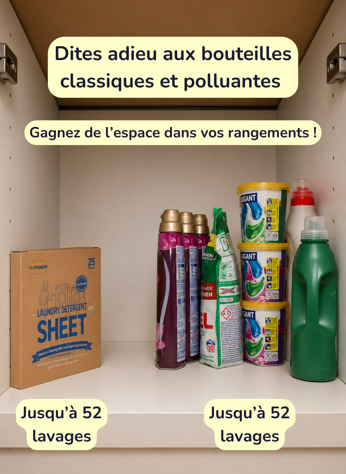 Detergente para bañadores menstruales - Pack de 26 toallitas | Sorio®