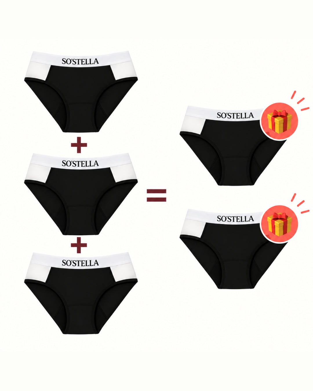3 culottes menstruelles sport = 2 offertes