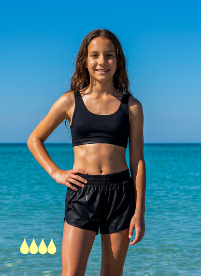 Gia – Lockere Perioden Badeshorts für Teenager | Sorio®