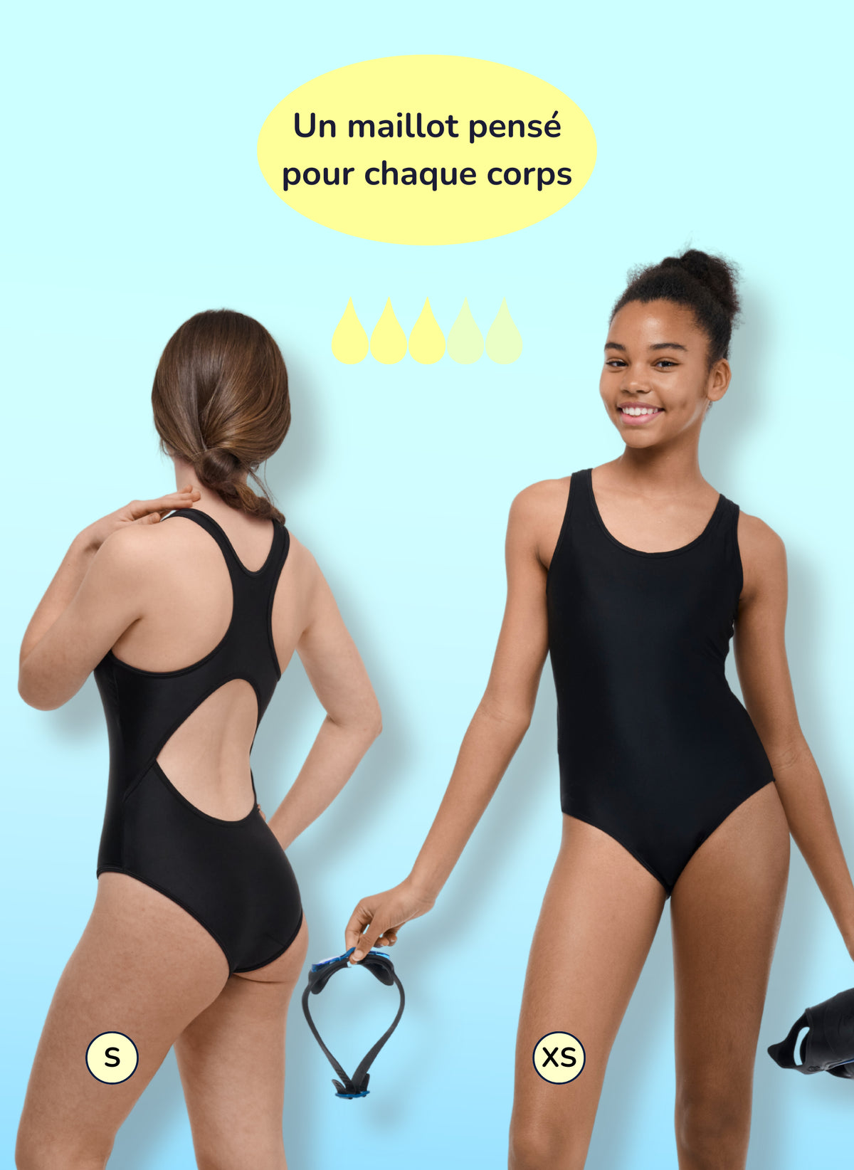 Lola - One-Piece Teen Period Swimwear for Heavy Flow | Sorio®