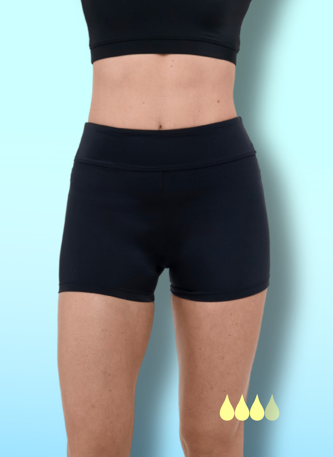 Shorty Menstruel flux abondant noir - Alia | Sorio®