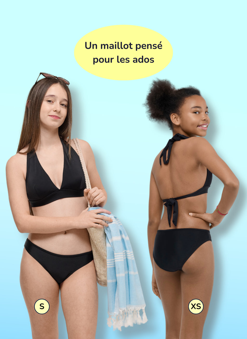Ensemble maillot de bain Menstruel Ado EVA flux moyen + LYA