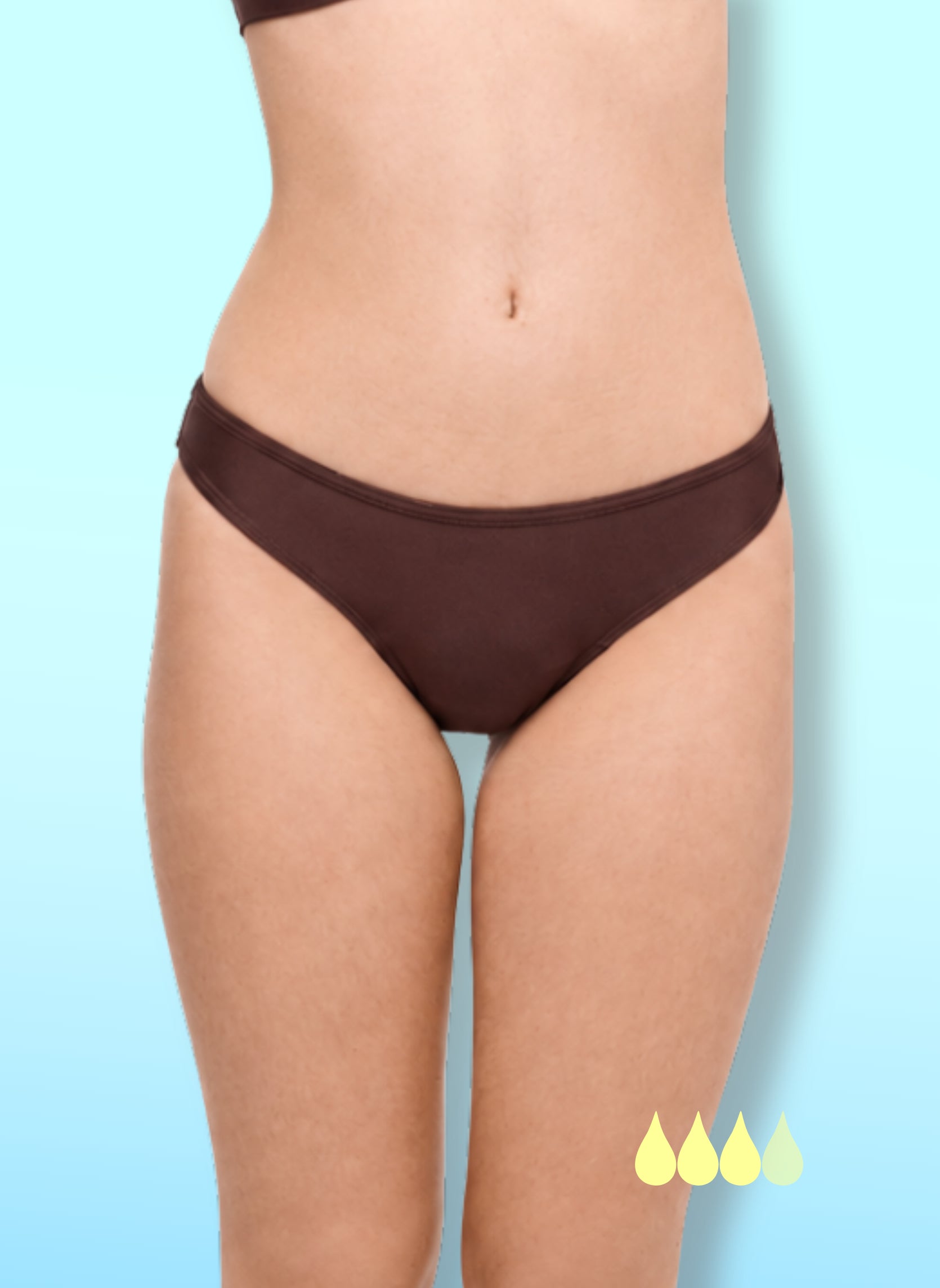 Brown teen period swimwear set EVA medium flow + LYA
