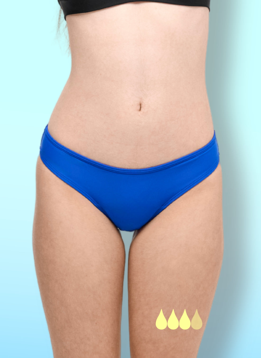 Eva Bleu - Bas de maillot de bain menstruel pour ados | Sorio®