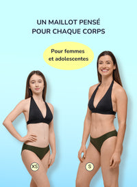Eva Khaki - Period Swim Bottom | Sorio®