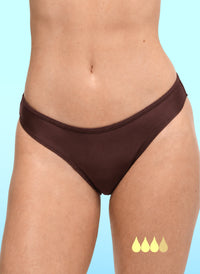 Brown women’s period swimwear set EVA medium flow + LYA