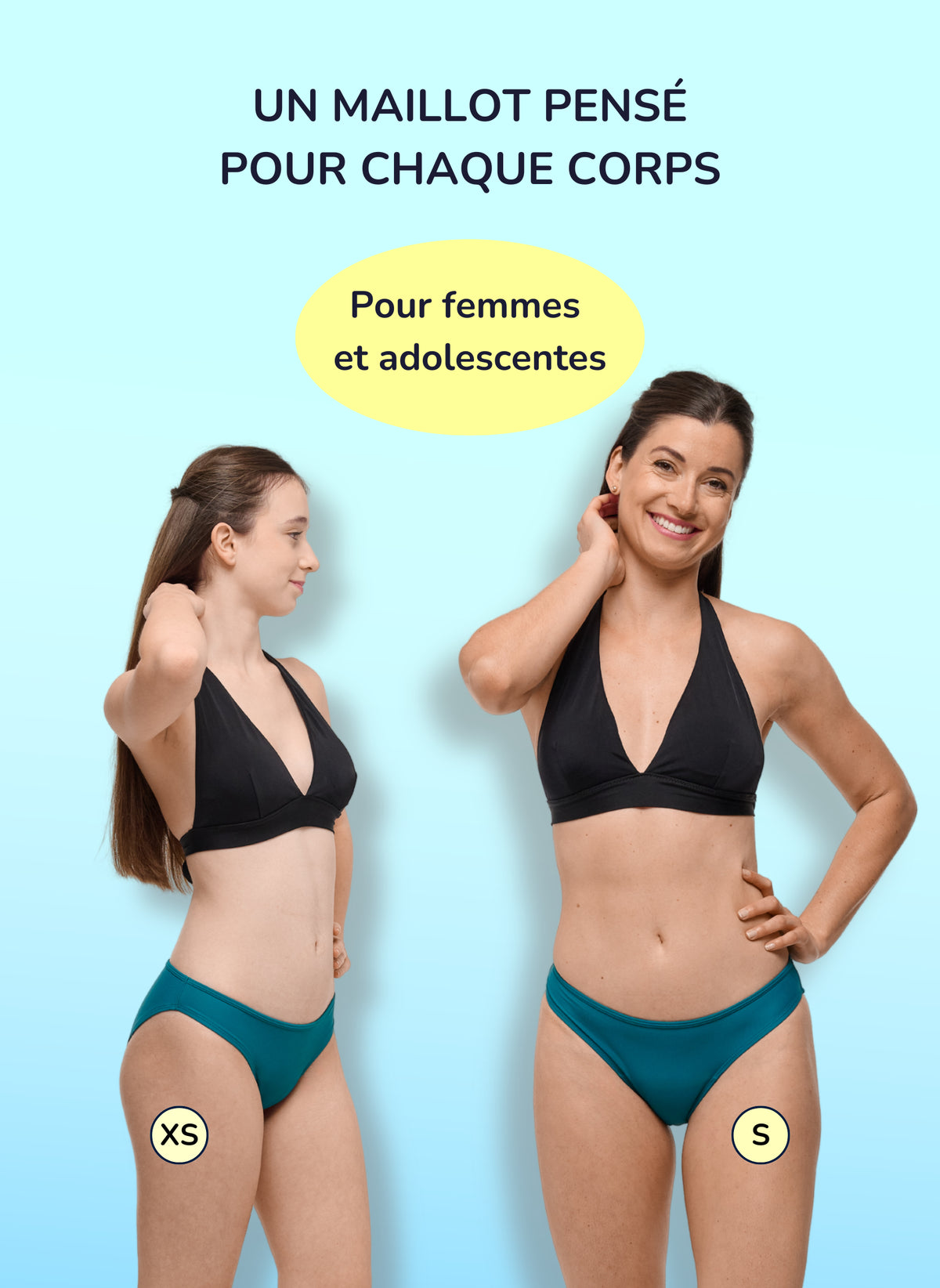 Green Period Swim Bottom - Eva | Sorio®