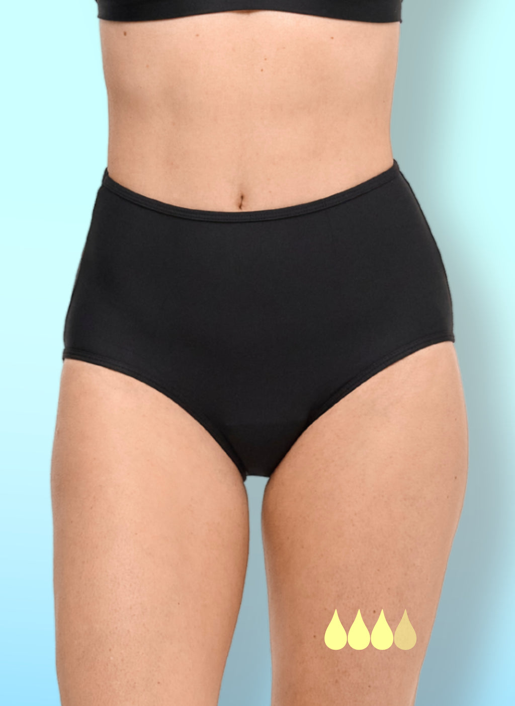 Naya - High-Waisted Period Swim Bottoms | Sorio®