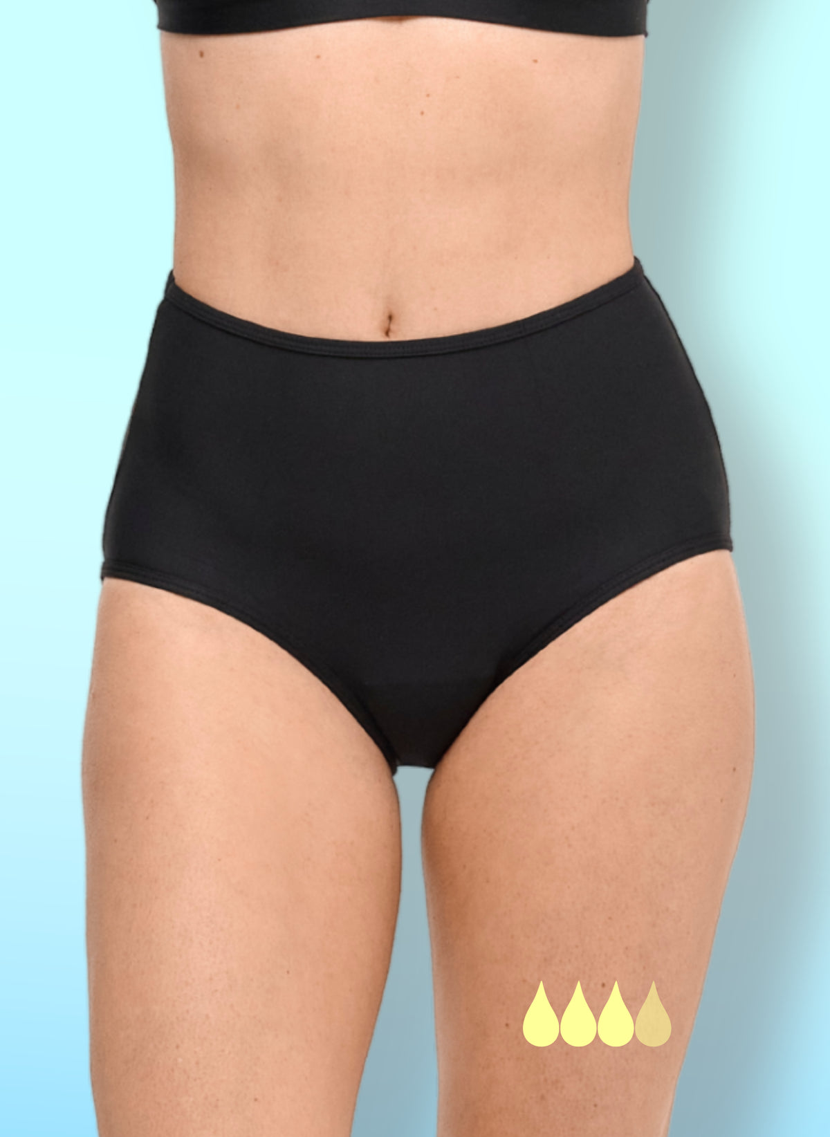 Naya - High-Waisted Period Swim Bottoms | Sorio®