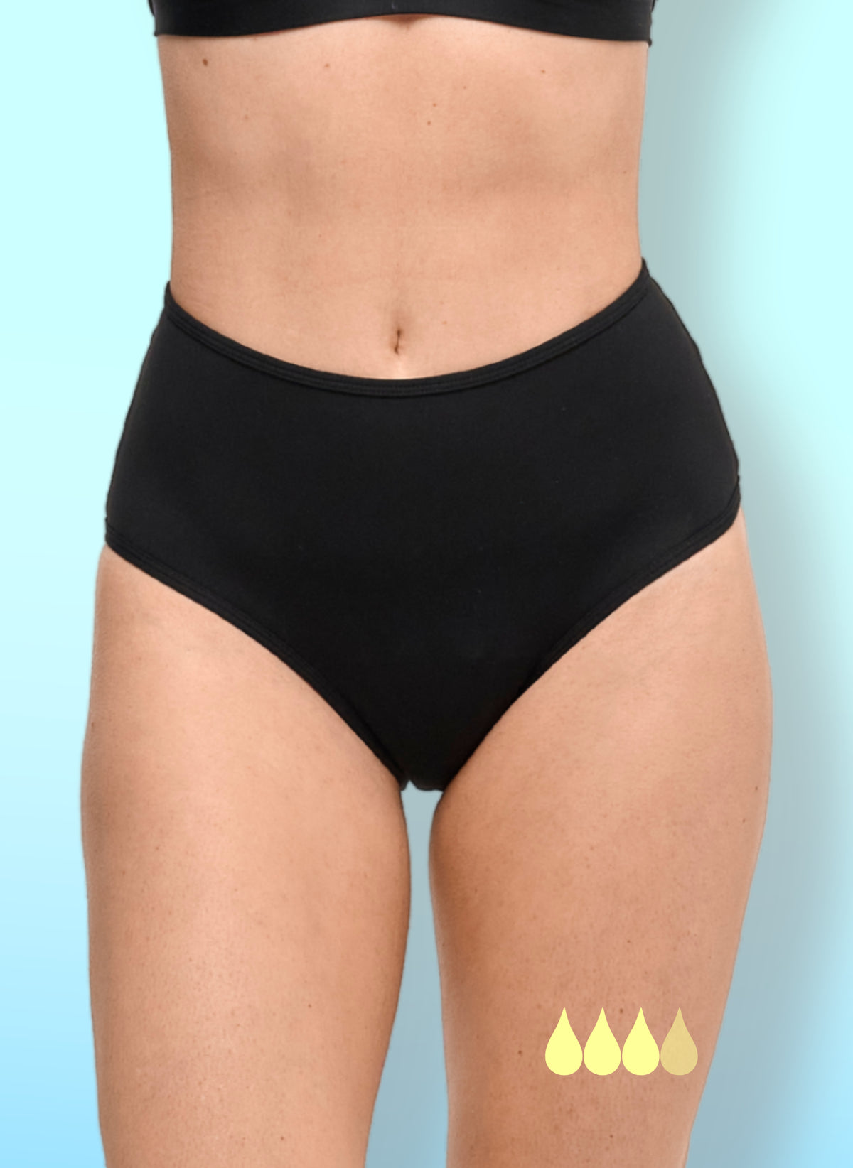 Nola - High-Waisted Period Swim Bottoms | Sorio®