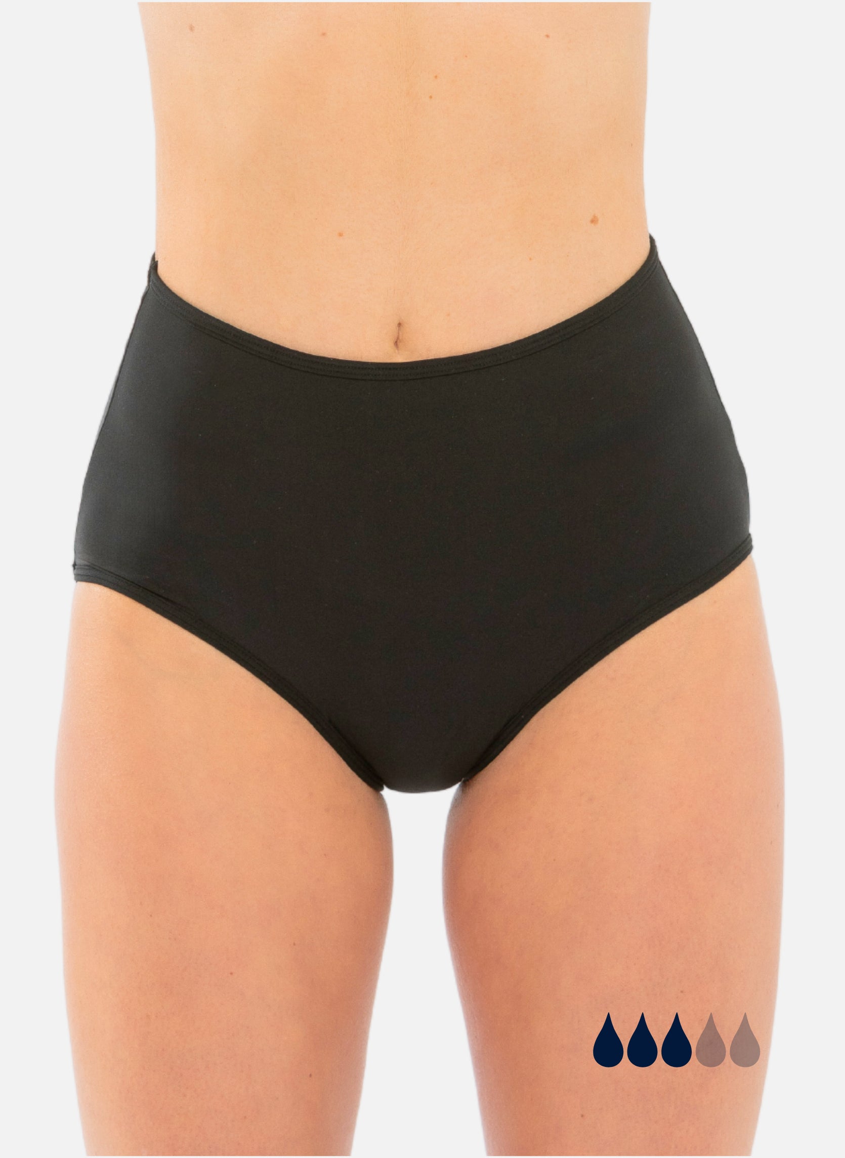 Culotte De Bain Menstruelle Bali Co1 - Maillot De Bain Période Règles, Flux Légers à Moyens, Coton Bio