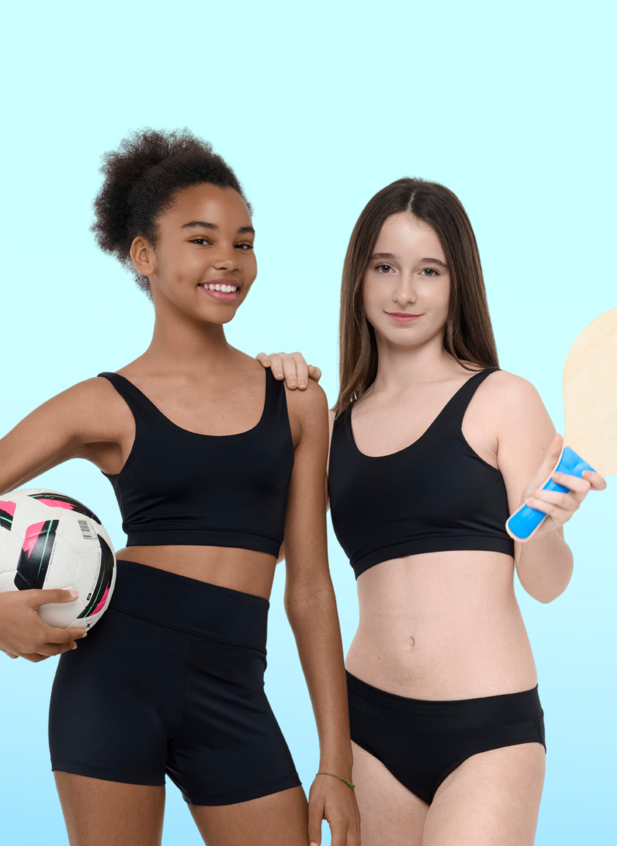 Top de bikini tipo sujetador para adolescentes - Gina | Sorio®