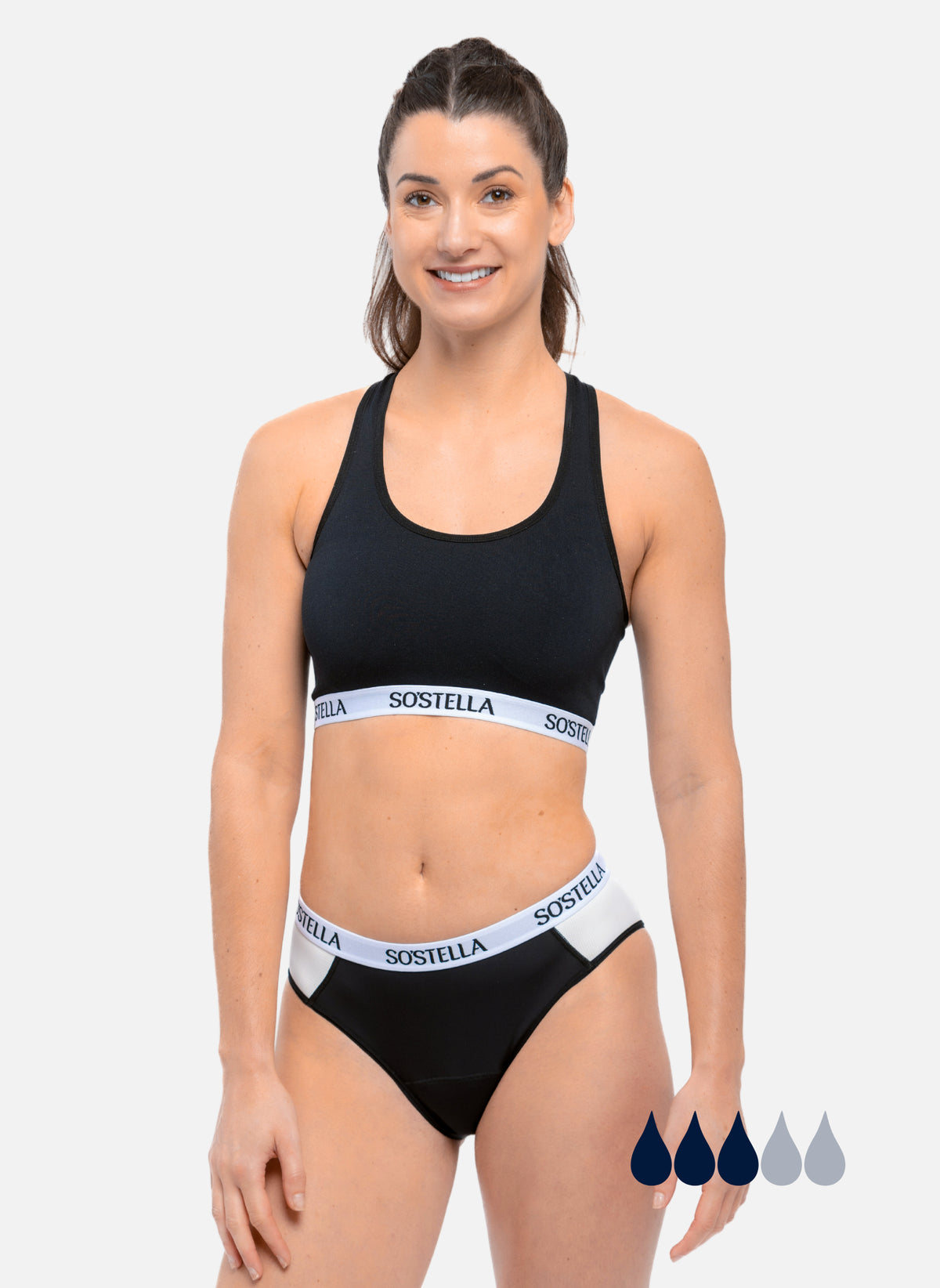 women's sports period briefs front