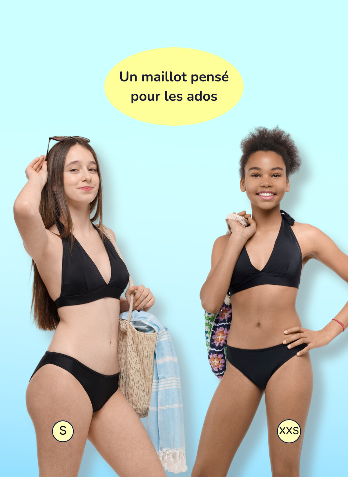 Eva – Perioden Bikinihose für Teenager mit starker Periode | Sorio®