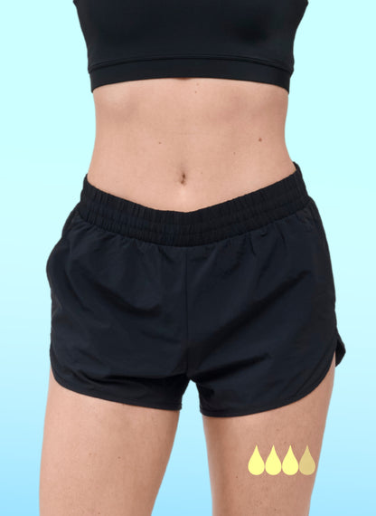 Short de sport ample Menstruel 2 en 1 - Gia | Sorio®