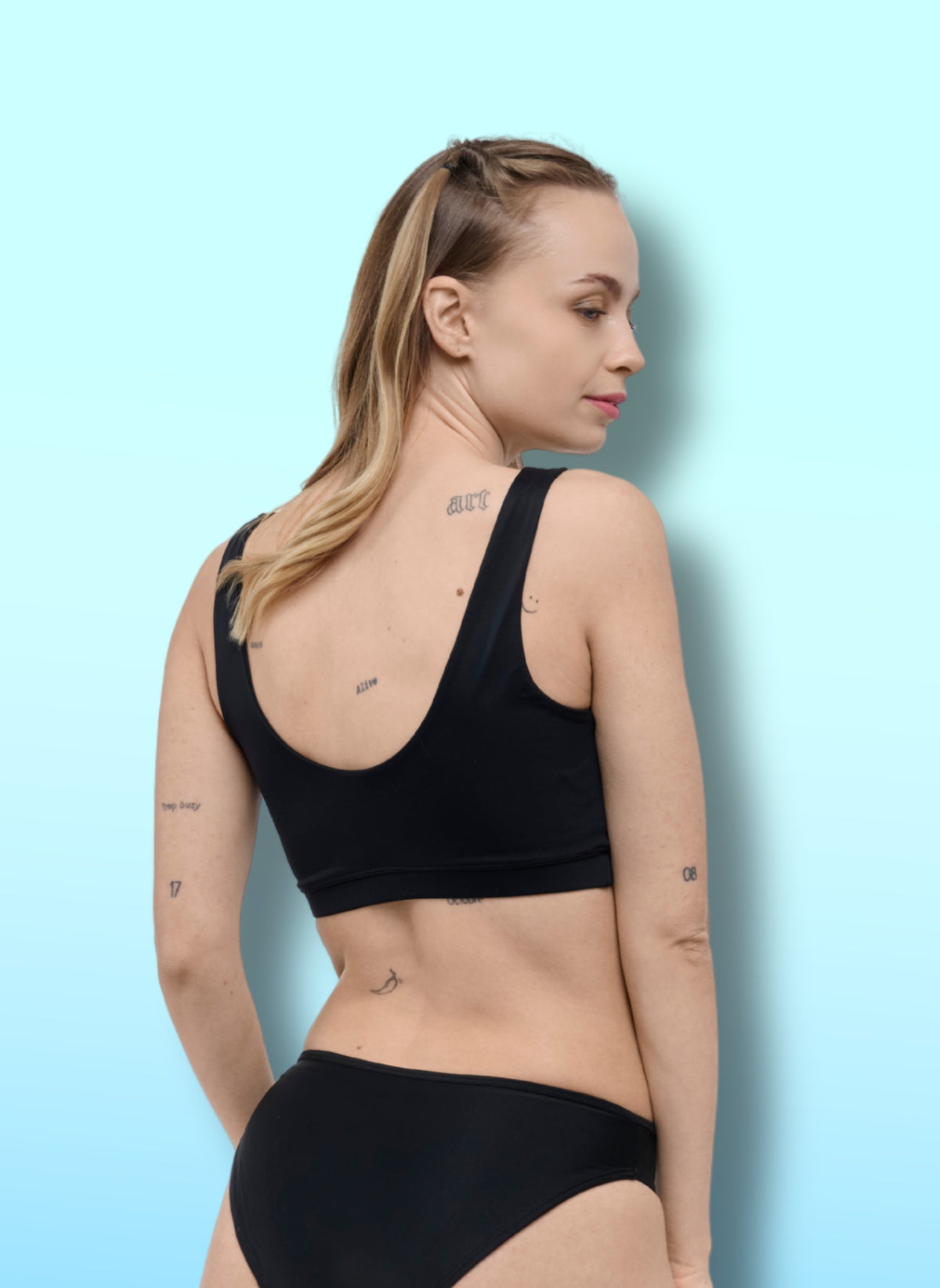 Set aus 2-in-1-Perioden-Badeshorts für Damen GIA + Bikini-Top GINA