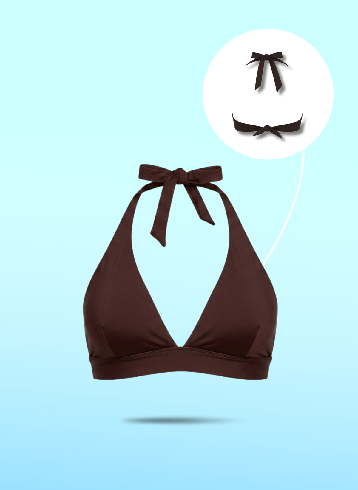 Swim top - Lya Brown | Sorio®
