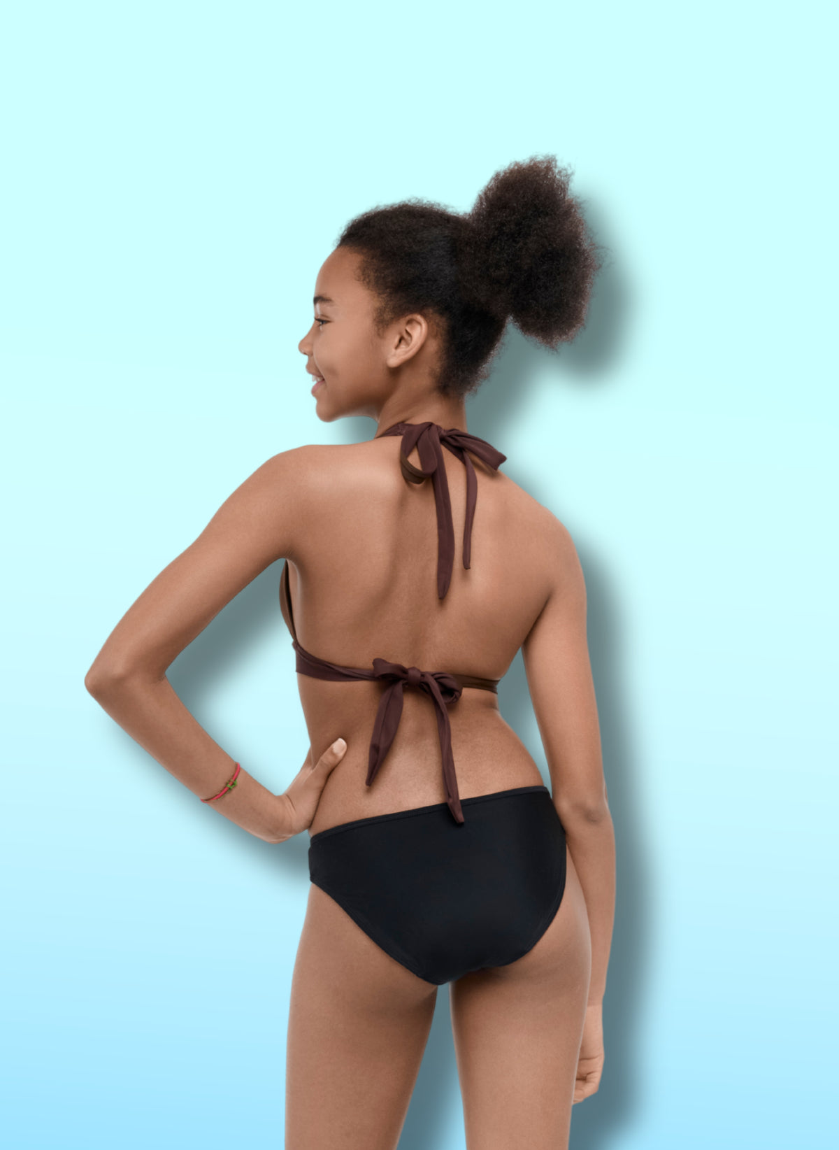 Set – Perioden-Badehose für Teenager ROSA bei mittlerer Blutung + LYA