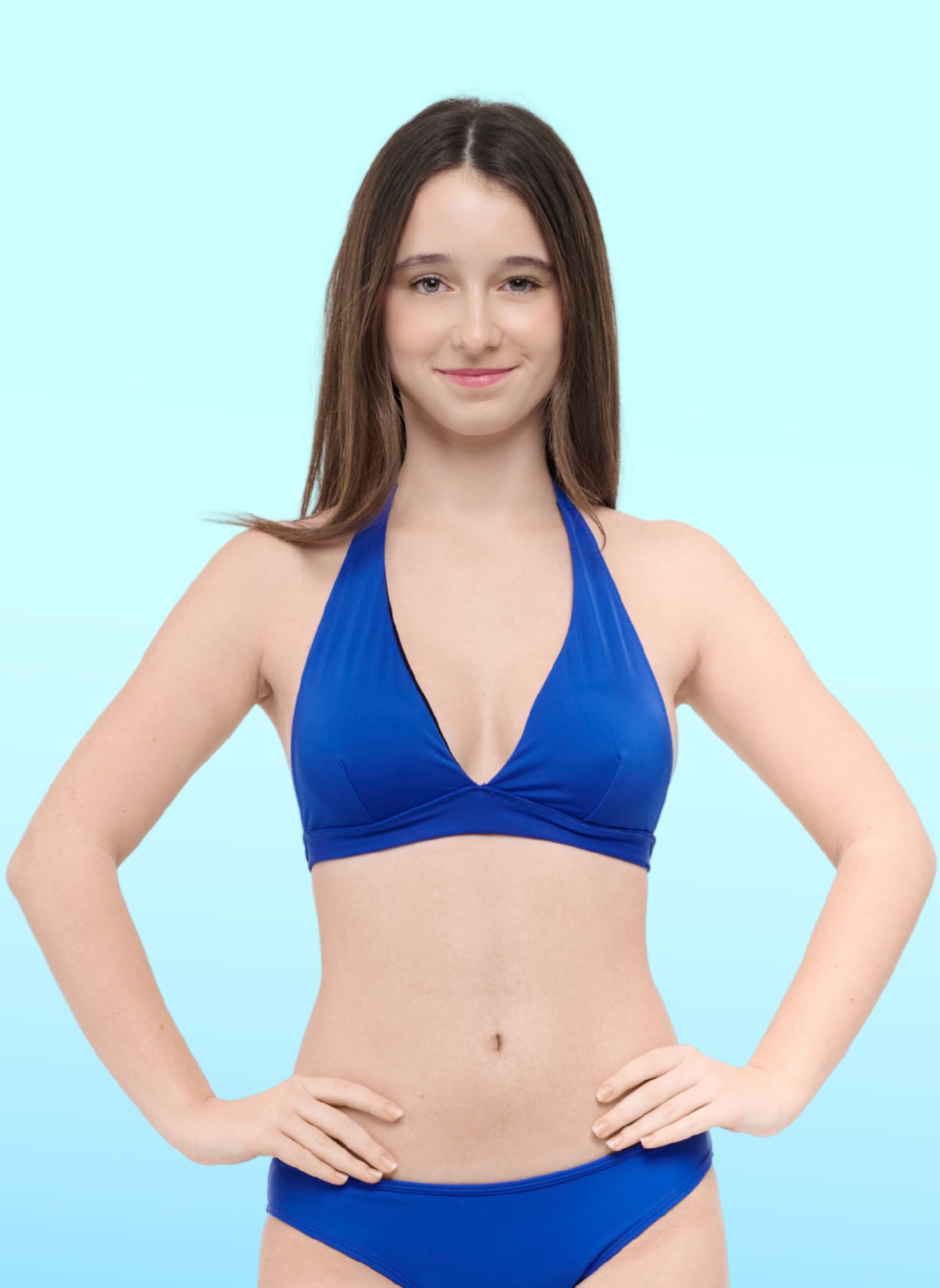 Parte de arriba de bikini para adolescentes - Lya Azul | Sorio®