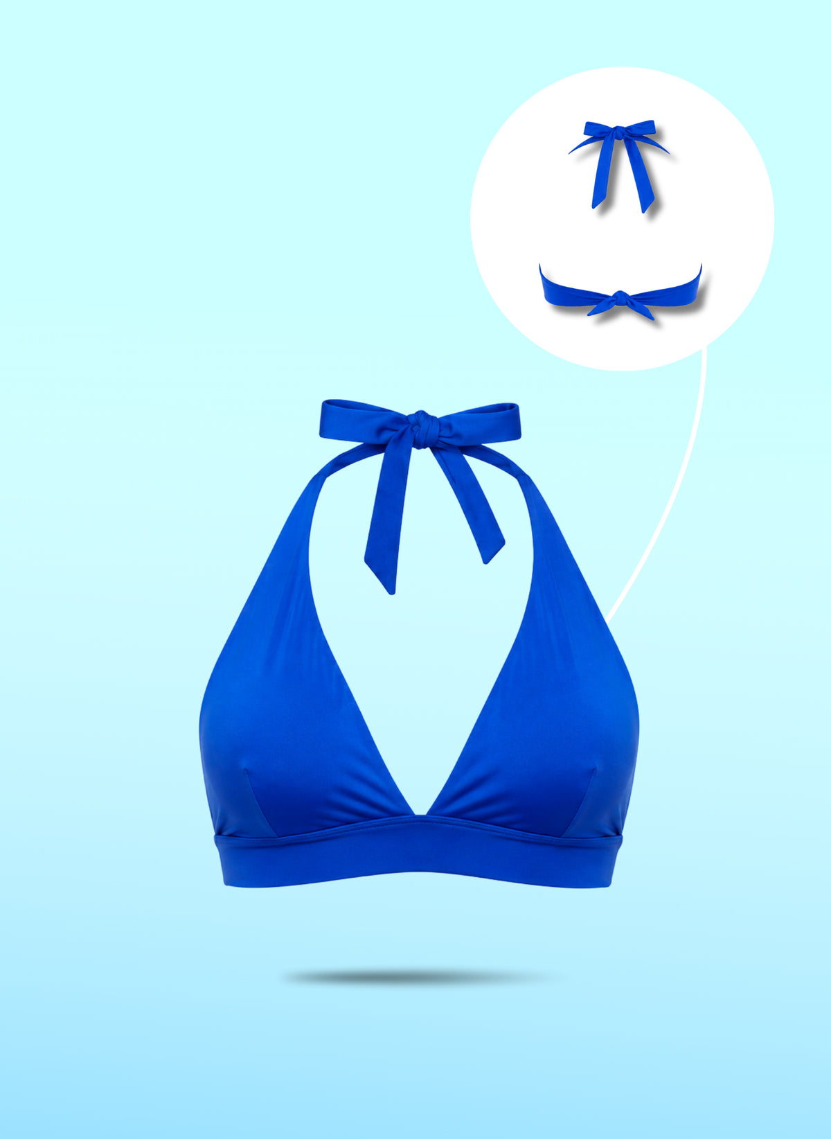 Swim top for teens - Lya Blue | Sorio®