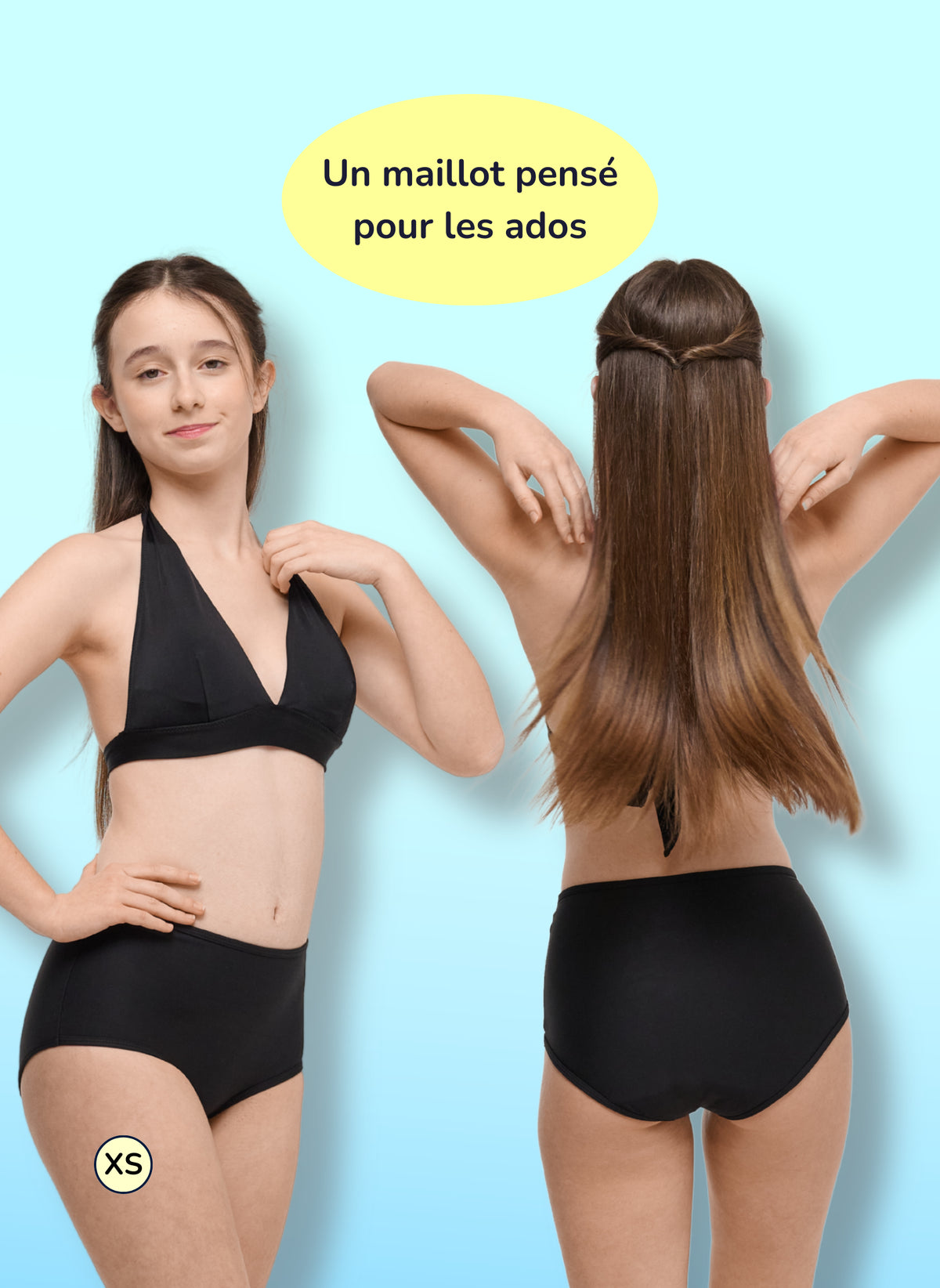 Naya - High-Waisted Period Swim Bottoms for Teens | Sorio®