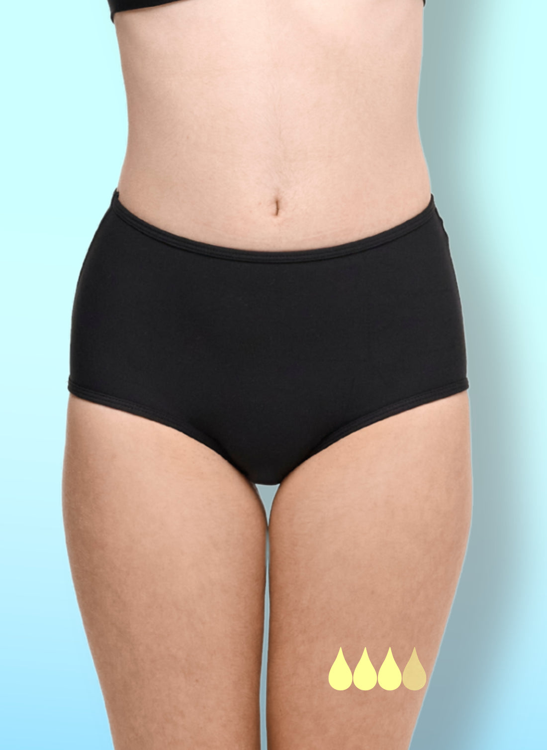 Naya - Bas de maillot de bain menstruel taille haute pour ados | Sorio®