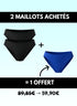 pack black friday 2 maillots achetés = 1 offert