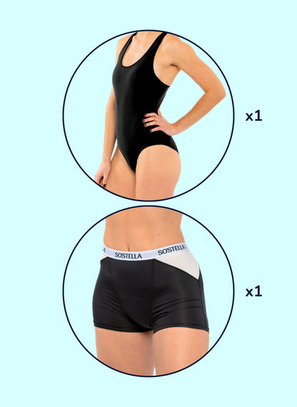 pack compétition sport maillot natation boxer menstruel