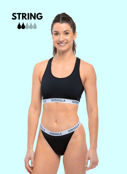 pack sport string menstruel femme