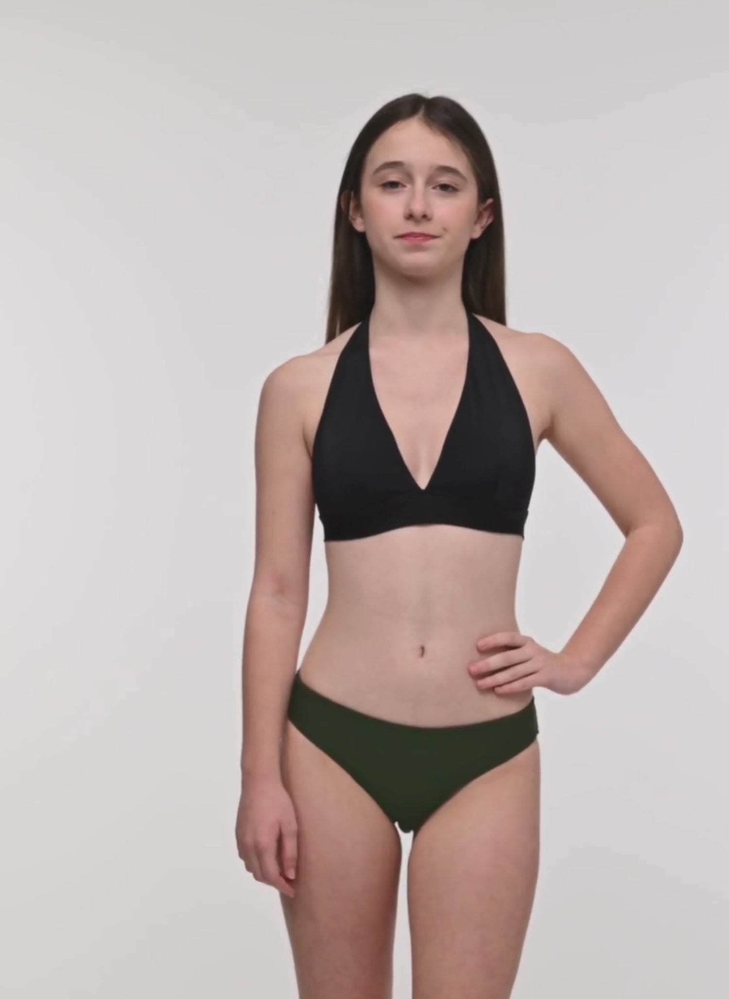 Teen Period Swim Bottom – Eva Khaki | Sorio®