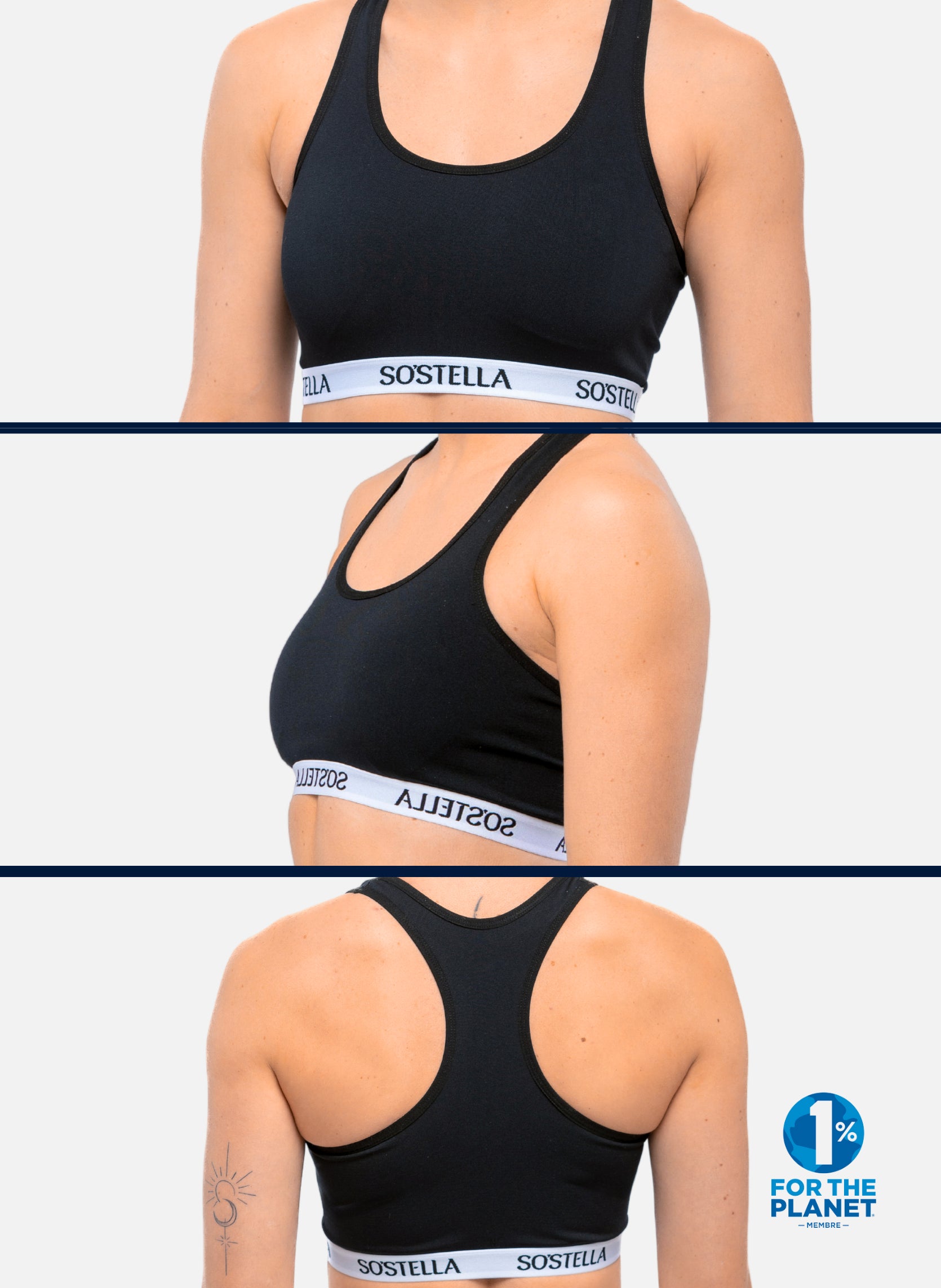 détail brassière de sport pour femmes